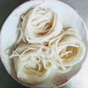 茹で時間10秒☆素麺の茹で方